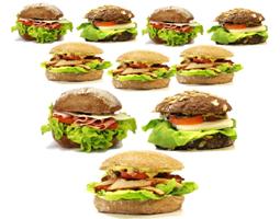 50 stk. blandede sandwich pakket i film