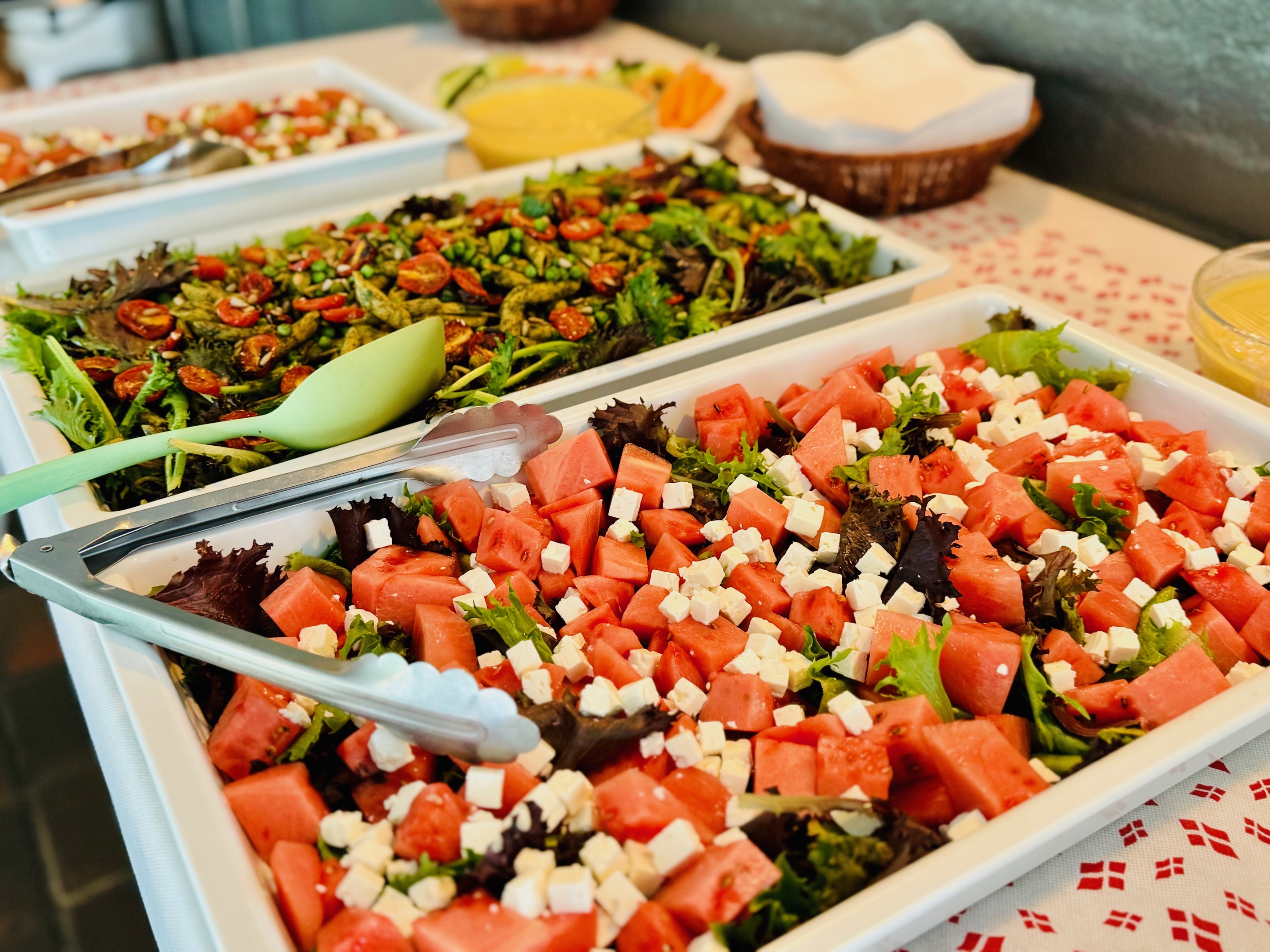 Salatbuffet til 25 personer