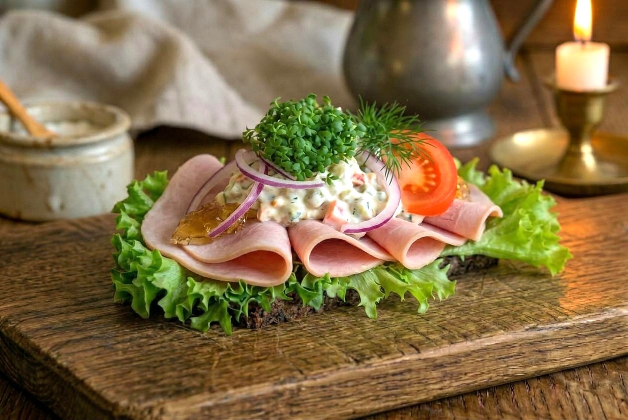 Smørrebrød – Skinke